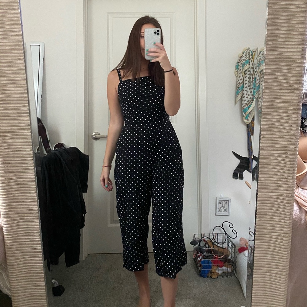 Polka dot jumpsuit